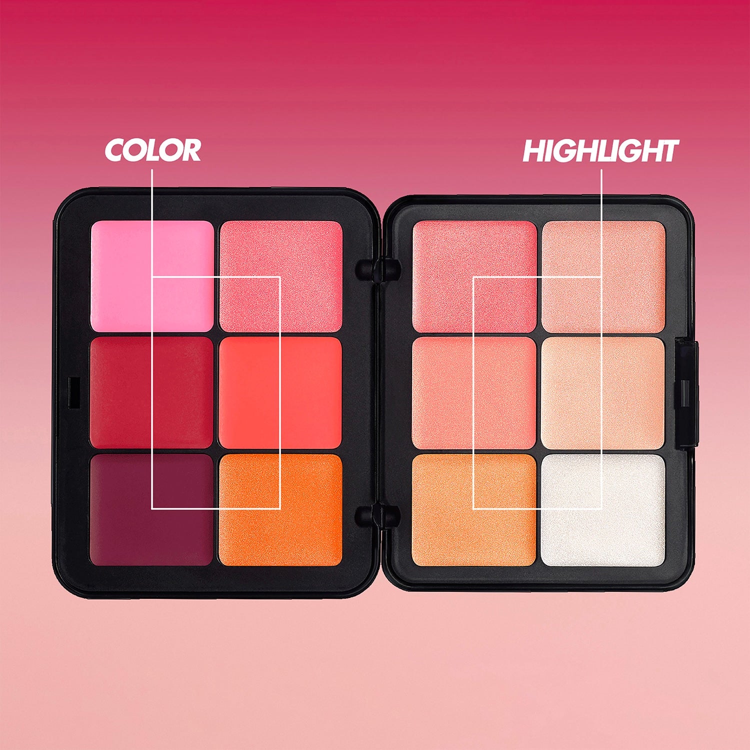 HD Skin Blush & Glow - Palette Blush & Highlighter Crème