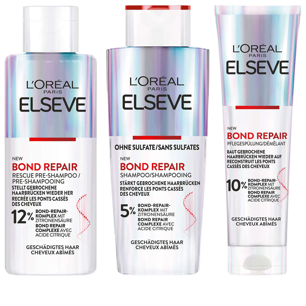 Elseve - Bond Repair GAMME ( Shampoing / Démêlant / Pré-shampoing)