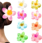 Pince à cheveux - Fleur de Frangipanier