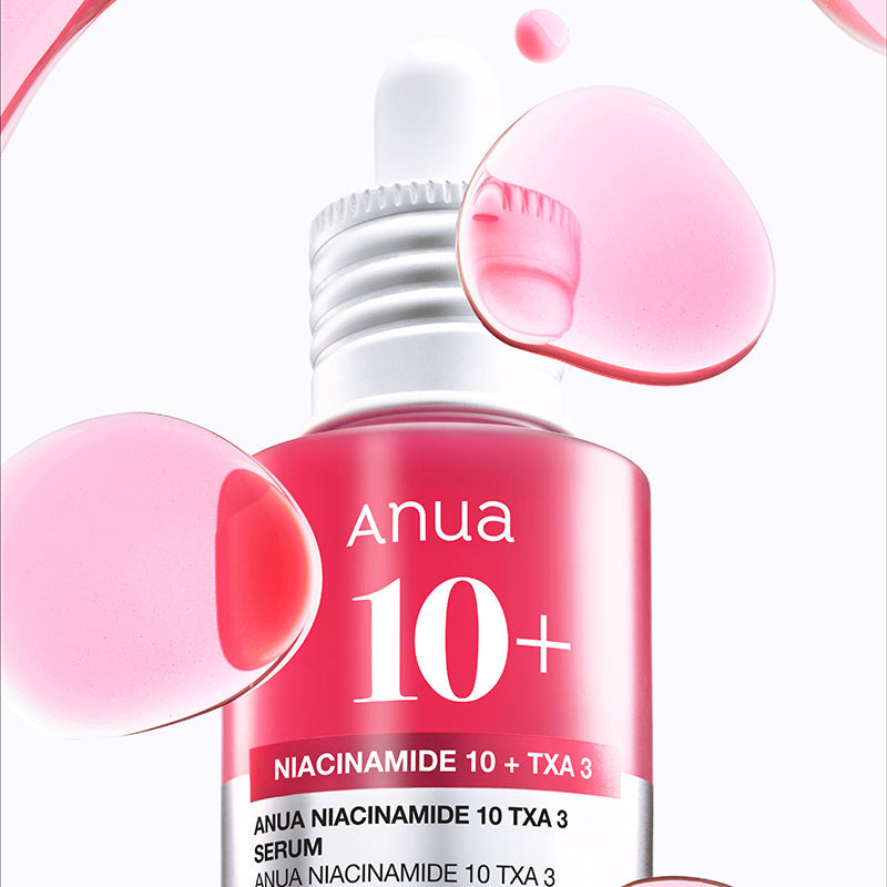 ANUA Sérum 10% niacinamide + 4% acide tranexamique, céramide, acide hyaluronique, vitamine B12, pour peaux sensibles