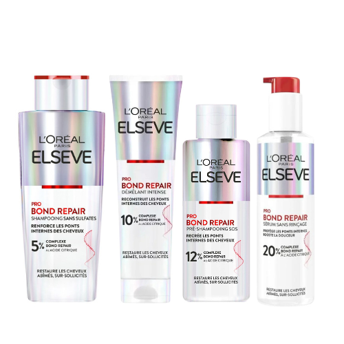 GAMME Bond Repair ( Shampoing / Démêlant / Pré-shampoing / Sérum)