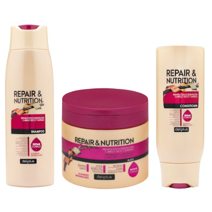 Shampoing + Masque +  Masque sans rinçage