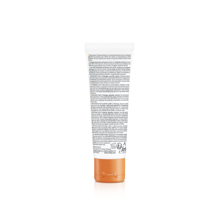 CAPITAL SOLEIL SOIN MATIFIANT 3-EN-1 SPF 50+