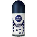 NIVEA MEN Sensitive Protect Déodorant Anti-Transpirant Roll-On 50 ml