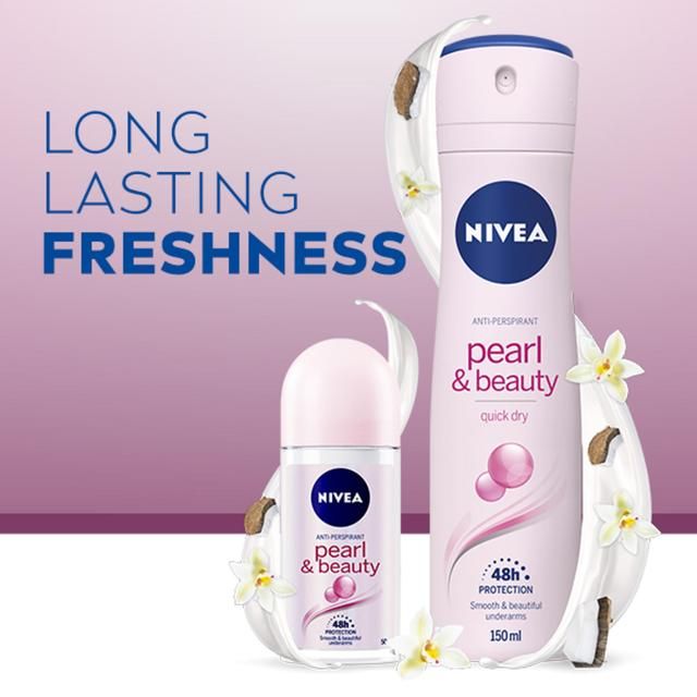 Déodorant anti-transpirant NIVEA Pearl & Beauty en spray 250 ml