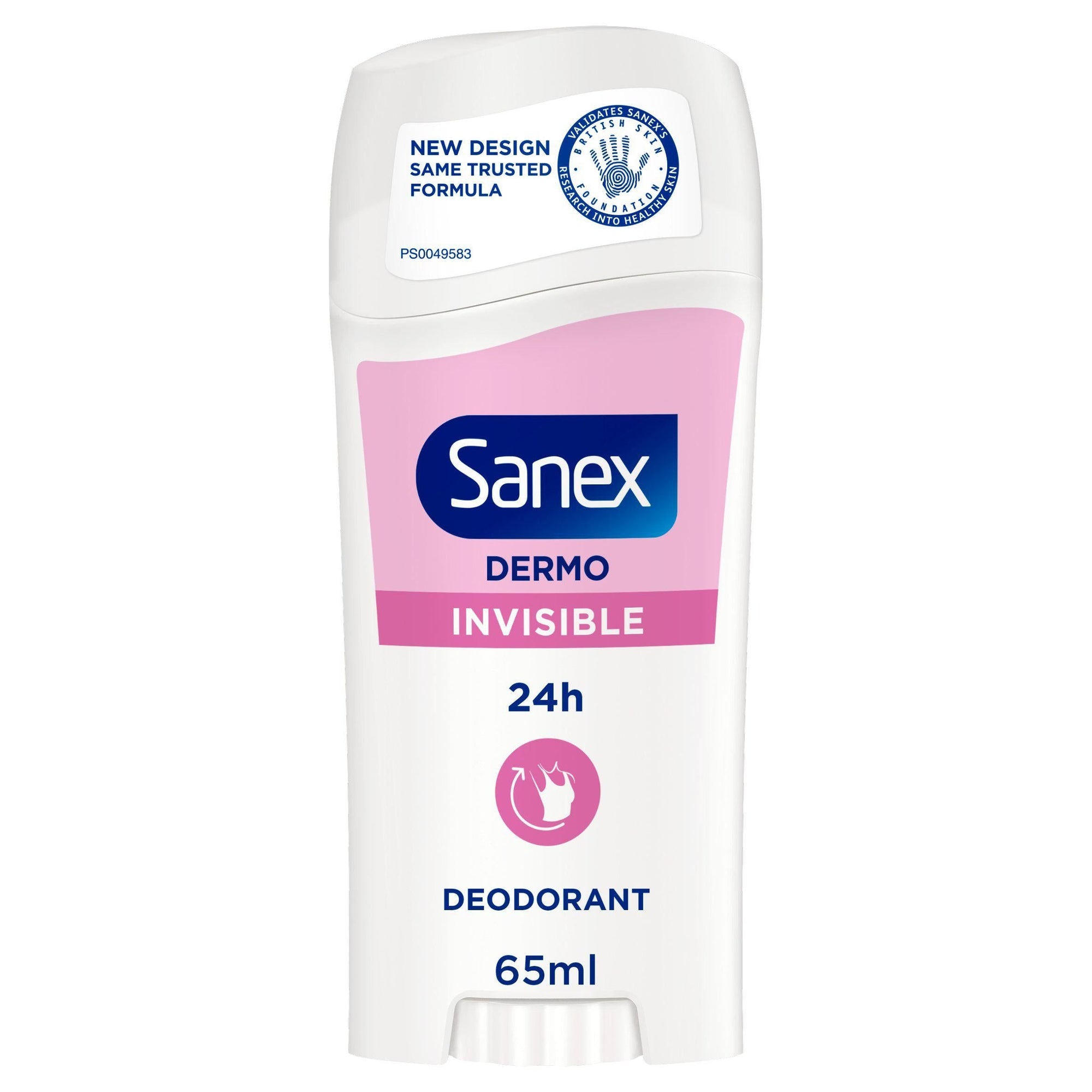 Sanex Déodorant Dermo Invisible 24H 65 ml